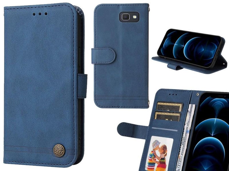 Galaxy J7 Prime Case Wallet Flip Leather Case Cover Carousel 1