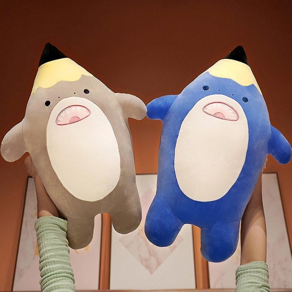 Shark Brush Pillow Plush Toy Doll Shark Doll Sofa Cushion Girls Soothing Rag Do Carousel 2