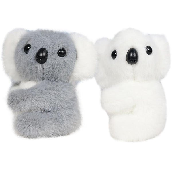 2pcs Plush Koala Pendants Plush Doll Hanging Ornament Keychain Pendants Carousel 1