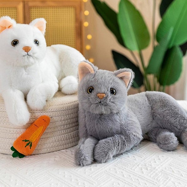 Dolls Cat Shaped Toy Plush Animal Plaything Easter Stuffed Animal Stuf Carousel 3