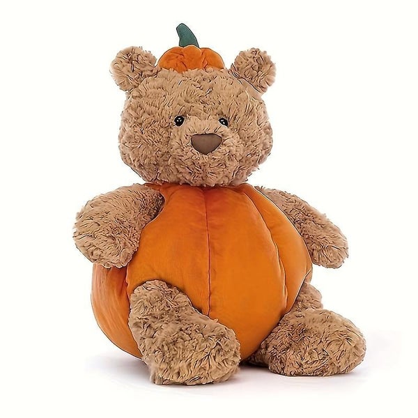 Cute Halloween Pumpkin Bear Plush Toy Doll Doll Children Carousel 1