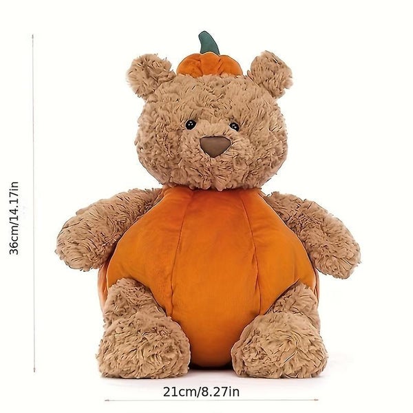 Cute Halloween Pumpkin Bear Plush Toy Doll Doll Children Carousel 2