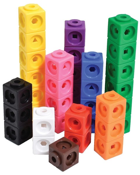 Math Cubes - Set Of 100 - Math Manipulative - Classroom Learning Supplies, Home Carousel 2