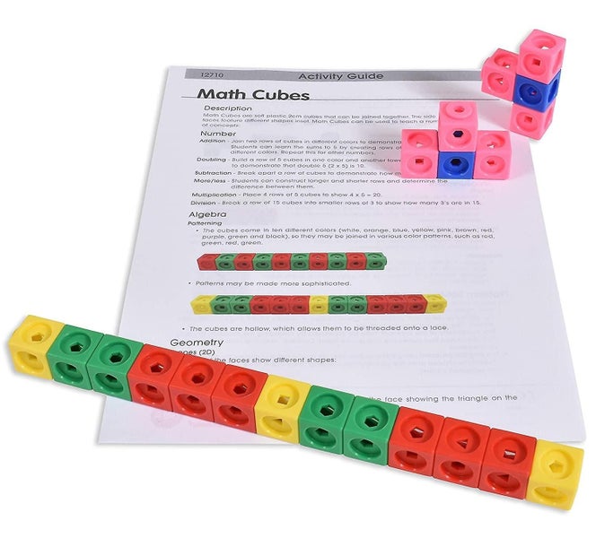 Math Cubes - Set Of 100 - Math Manipulative - Classroom Learning Supplies, Home Carousel 4