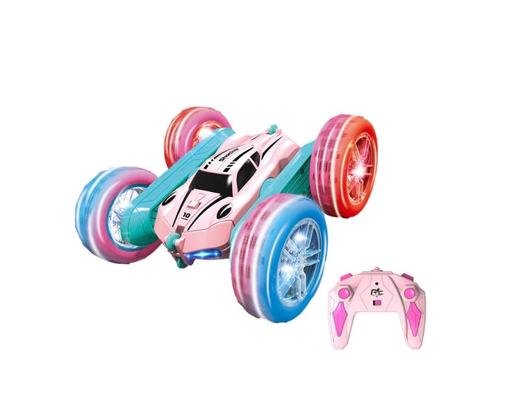 RC Stunt Car Remote Control Twisting Toy Car 4WD Double Sided Rotation Car wi... Carousel 1