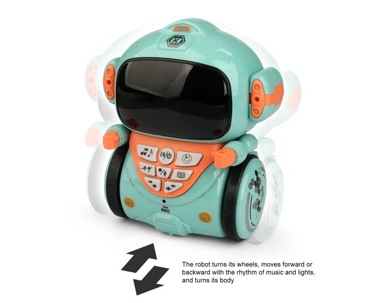 Robot Toy Multipurpose Universal Music Voice Interactive Robot Toy for Boys Carousel 6