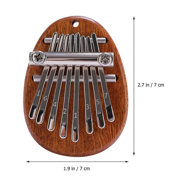 Marimba Instrument Finger Thumb Piano 8 Key Mini Kalimba Kalimba Gecko Small Carousel 2