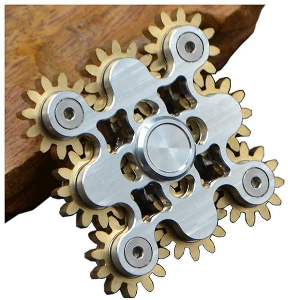 Simple Fidget Spinner Hand Nine Jagged Finger Gyro Toy - Stress Relief Carousel 1