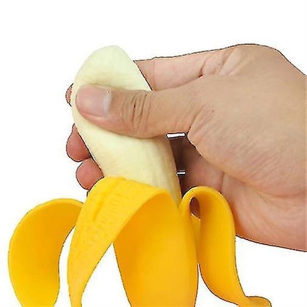 2 Pieces Of Stress Relief Toys Simulation Banana Peeling Banana Vent Fruit Toys Carousel 1