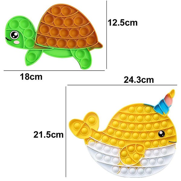 2 Pack Simple Mini Anxiety Stress Reliever Office And Travel Toys Interactive Carousel 2