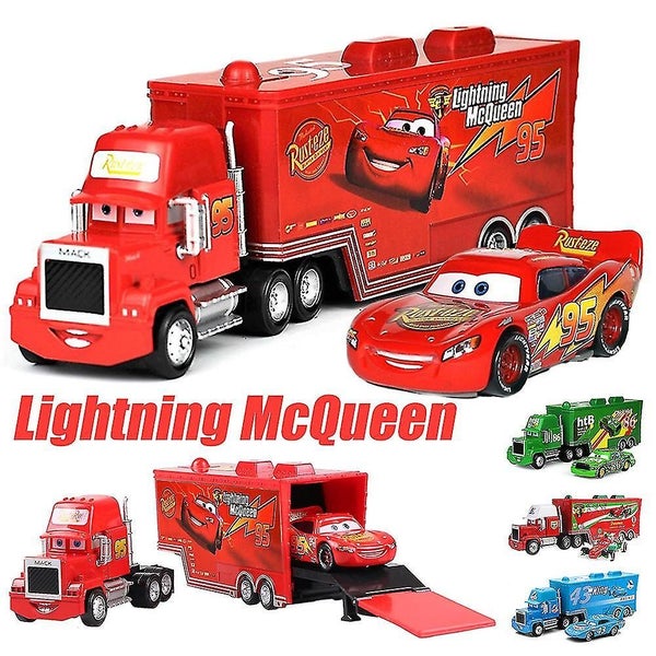 Car Models Cars 2 3 Movie Mcqueen The King Chick Hicks Mack Truck Uncle Truck Carousel 4