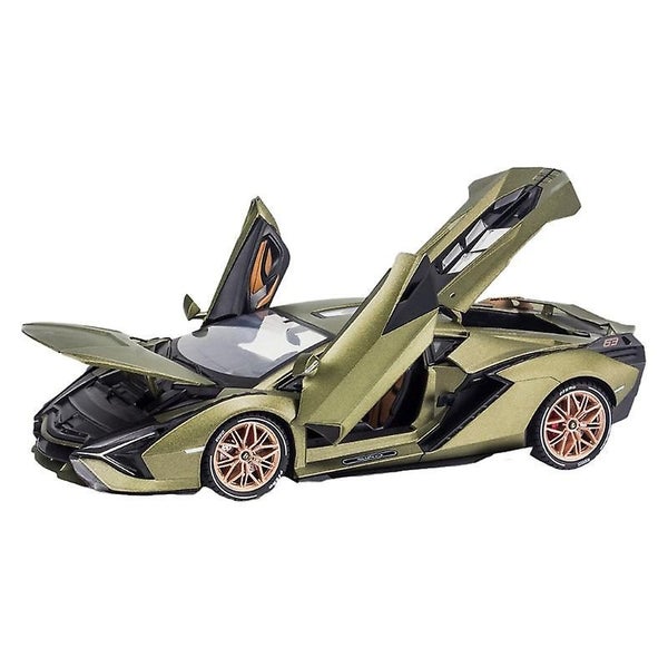 1:18 Simulated Large Lambo Lightning Gini Alloy Car Model Door Opening Sound An Carousel 3