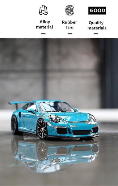 Childrens 1:24 Porsche 911 Sports Car Simulation Alloy Car Model Toy Carousel 5