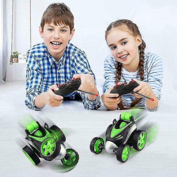 Remote Control Car Stunt Roll Electric Doublesided Stall Toy Remote Control Car Carousel 5