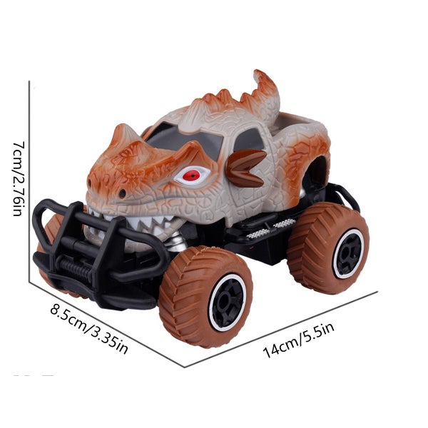 Channel Remote Control Car for Kids 1/43 Scale RC Car Dinosaur Toys Carousel 2
