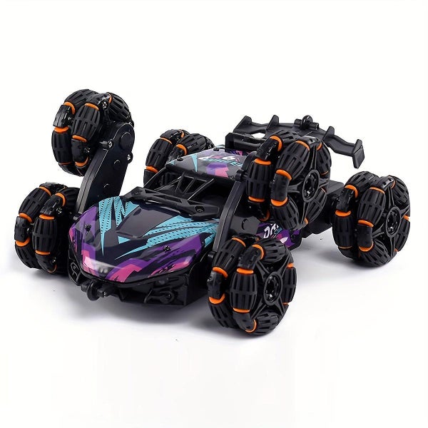 Children's Remote Control Car Six-wheel Drift Stunt Climbing Deformation Car El Carousel 1