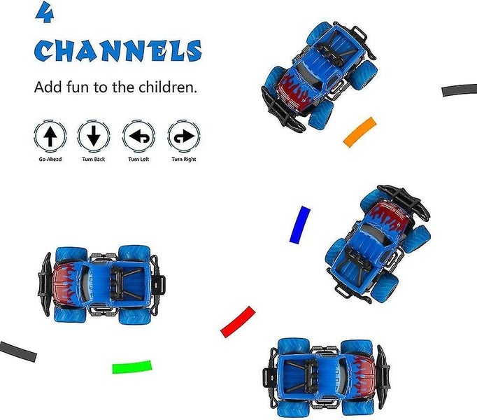 Children's Mini Four-way Remote Control Car Toy Car Boy Doodle Off-road Vehicle Carousel 2