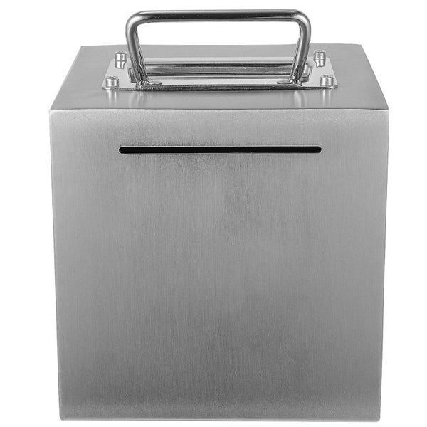 Stainless Steel Money Box Stainless Steel Piggy Bank Metal Saving Pot For Adult Carousel 1