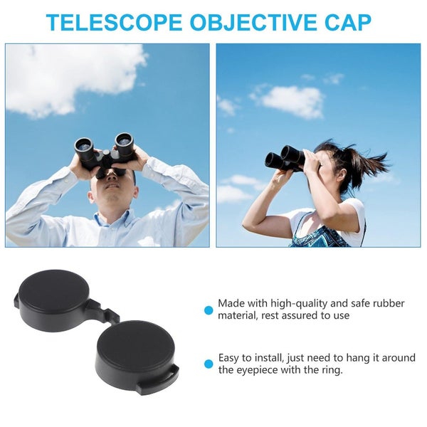 1Pcs Binoculares Objective Lens Covers Rubber Objective Lens Cap Binocular Eye Carousel 3
