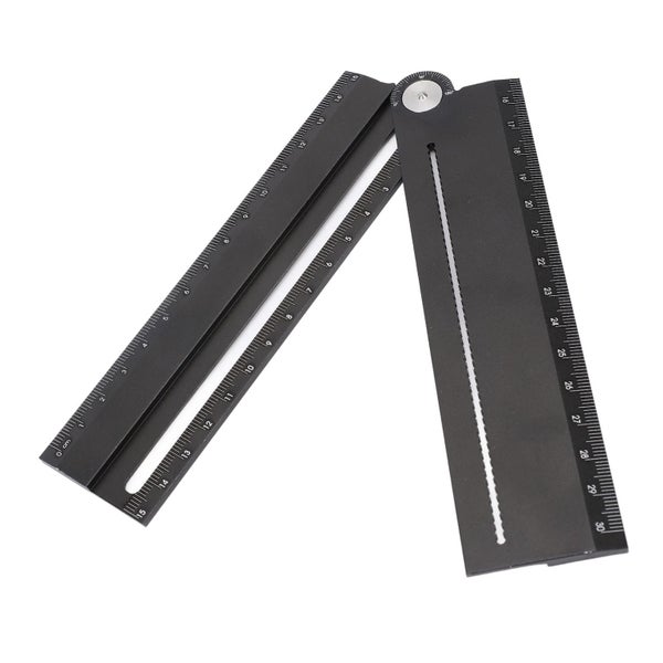 flippable ruler multifunctional ruler multi function angle ruler Aluminum Multi Carousel 8