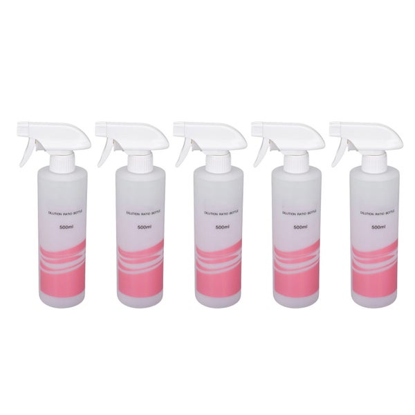 water spray bottle 4PCS 500ml Spray Bottles Adjustable Nozzle Plastic Refillable Carousel 8