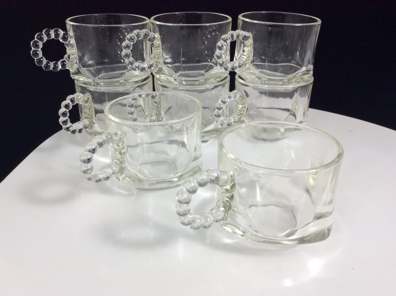 Vintage Hazel Atlas Punch Glasses 1940s 60's Carousel 1
