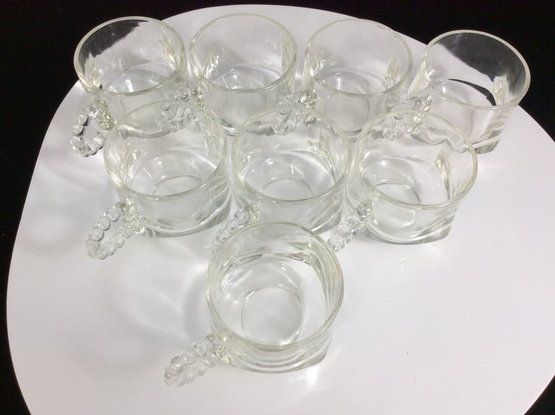 Vintage Hazel Atlas Punch Glasses 1940s 60's Carousel 2