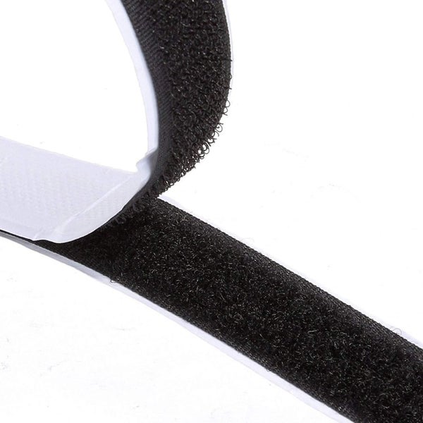 8m Double Sided Tape Extra Strong Self-adhesive Velcro Tape 20mm Wide Black Carousel 1
