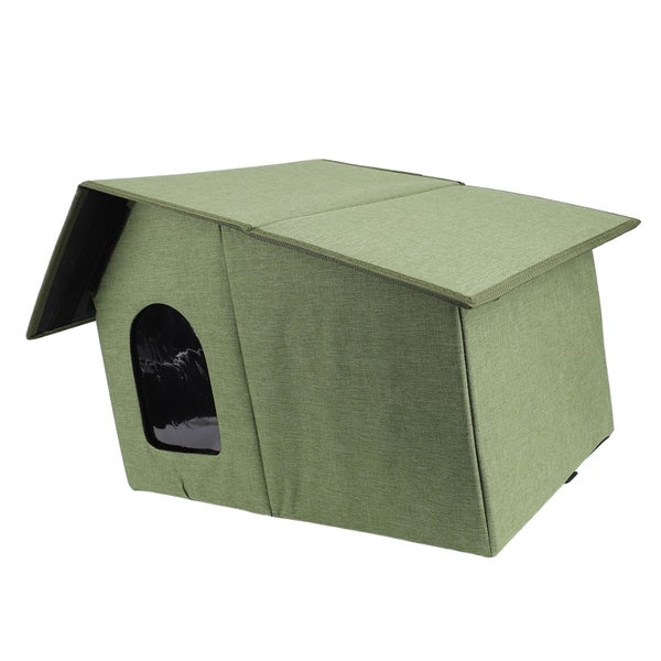 outdoor feral cat house water resistant outdoor cat house Outdoor Cat House Carousel 2