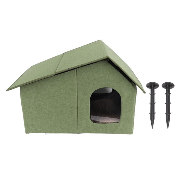 outdoor feral cat house water resistant outdoor cat house Outdoor Cat House Carousel 8