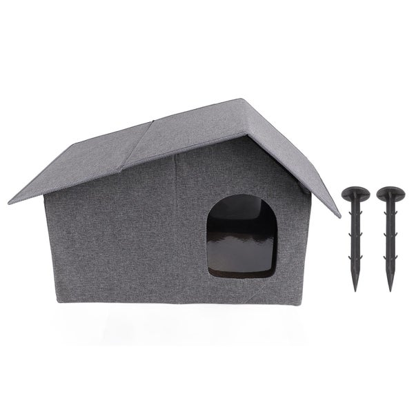 outside cat shelter water resistant outdoor cat house Outdoor Cat House Water Carousel 8