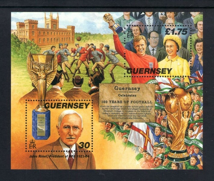 Guernsey - 1998 Football / Soccor Minisheet (1) - UHM - MS780 Carousel 1