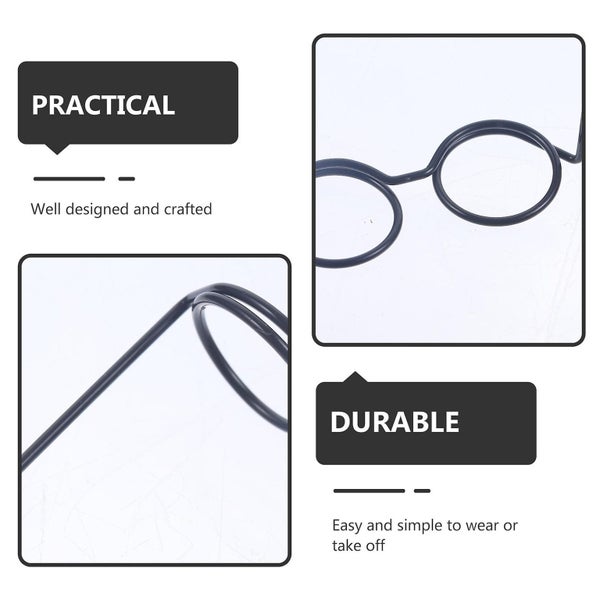 20pcs Doll Glasses Mini Eyeglasses Doll Dress Up Glasses Doll Clothing Accessor Carousel 2