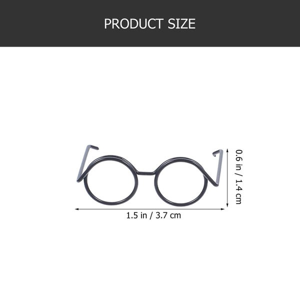 20pcs Doll Glasses Mini Eyeglasses Doll Dress Up Glasses Doll Clothing Accessor Carousel 3