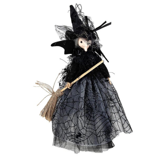 Dining Table Decor Tree Topper Witch Doll Halloween Decoration Halloween Witch Carousel 1