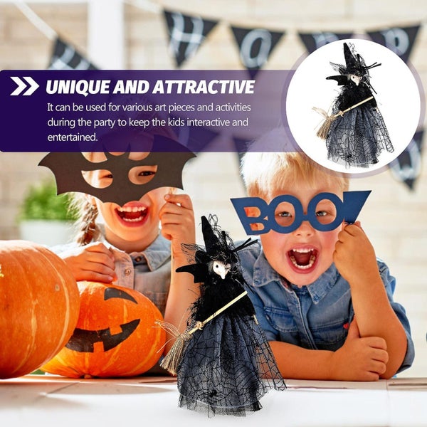 Dining Table Decor Tree Topper Witch Doll Halloween Decoration Halloween Witch Carousel 3