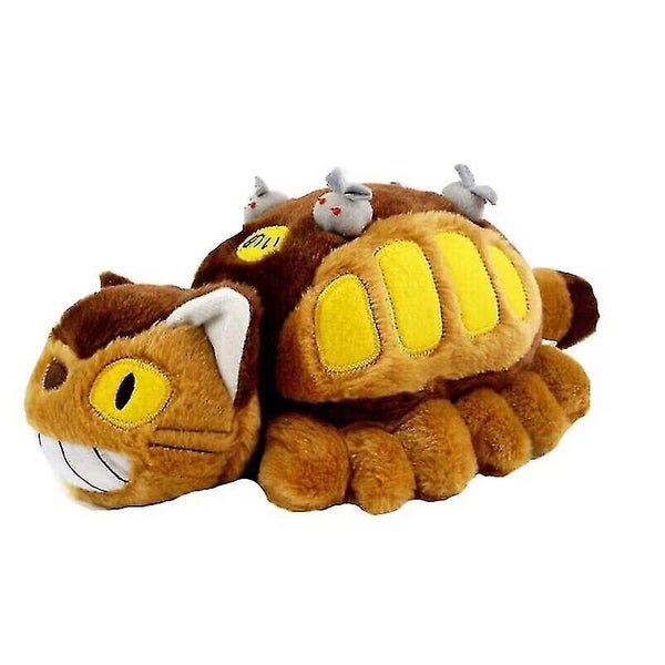 Hayao Miyazaki Animation Bus Totoro Dolls Stuffed Toys Sofa Pillow Totoro Tram Carousel 4