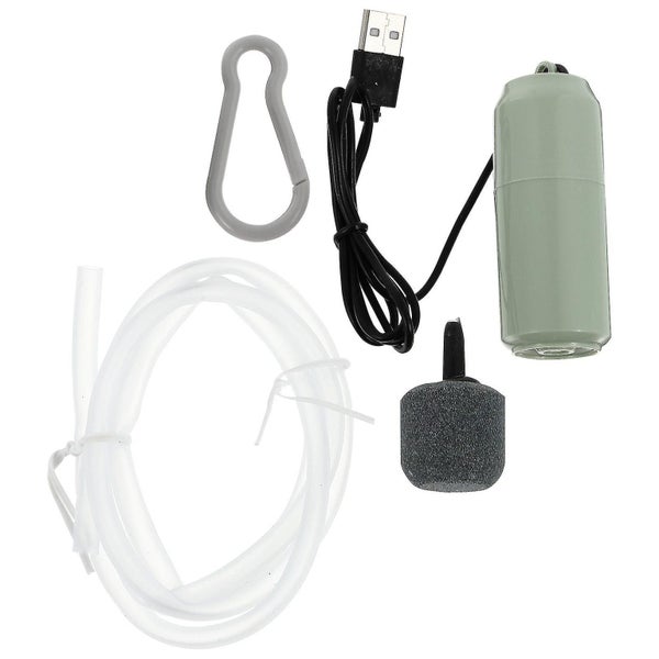 1 Set Of Mini Oxygen Aerator Aquarium Pump Fish Tank Usb Design Oxygenator Carousel 1