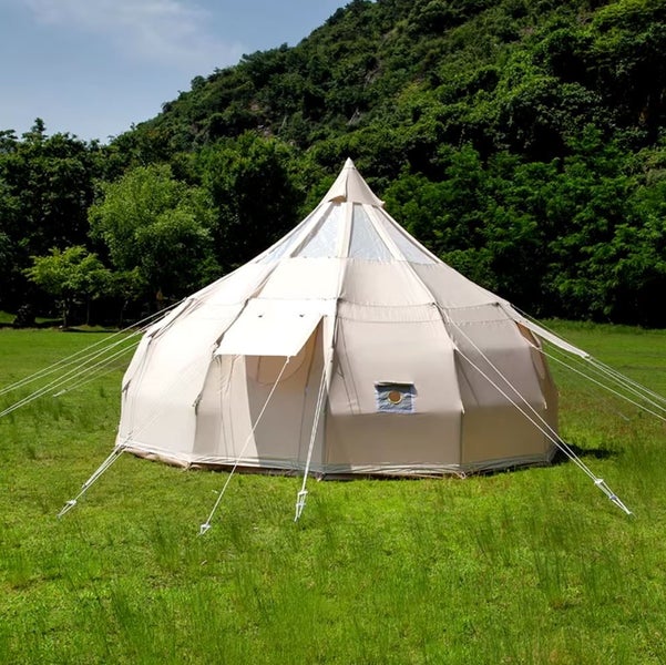 4m Starlight Yurt Tent, Oxford 900D Canvas **1-YEAR WARRANTY** Family Glamping Carousel 2