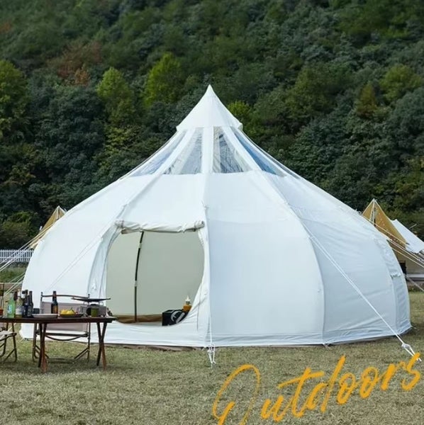 5m Starlight Yurt Tent, Oxford 900D Canvas **1-YEAR WARRANTY** Family Glamping Carousel 1