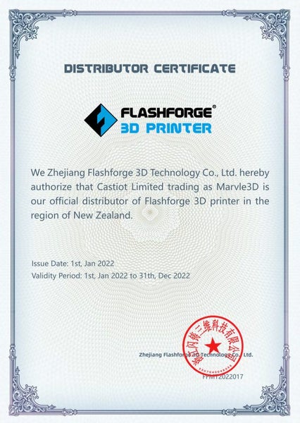 FLASHFORGE AD1 CHANNEL LETTER 3D PRINTER Carousel 2