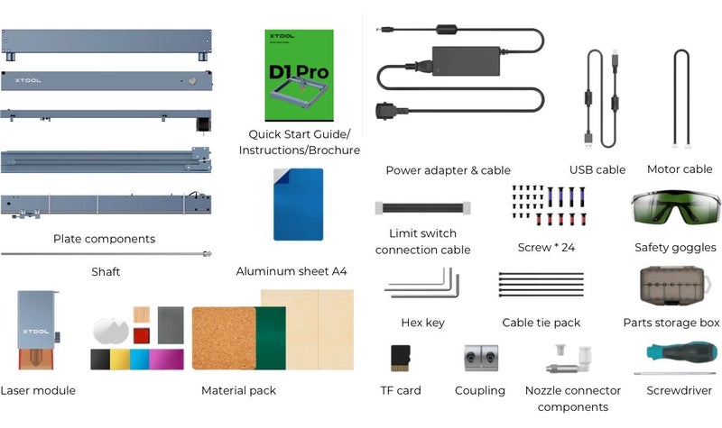 xTool D1 Pro 2.0 10W Desktop Laser Engraver - Bundles Available Carousel 2