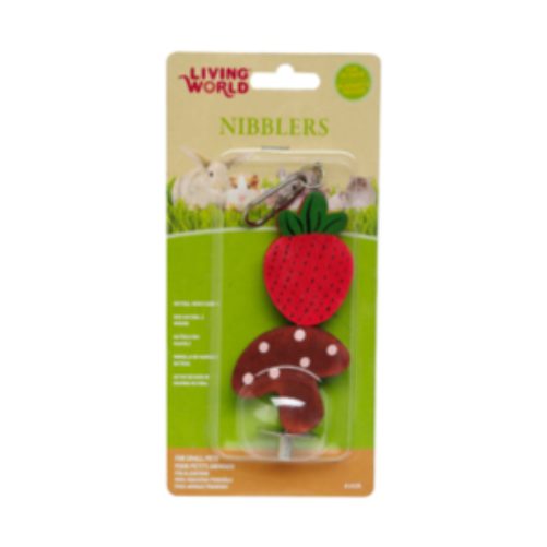 Lw nibblers wood chews strawberry and mushroom Carousel 1