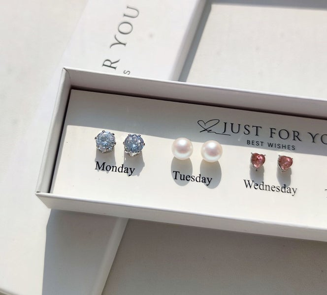 (5X Earrings) Everyday Earrings EBZ20JX-13 Carousel 2