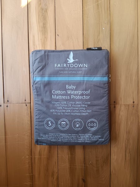 Fairydown cotton waterproof bassinet mattress protector Carousel 1