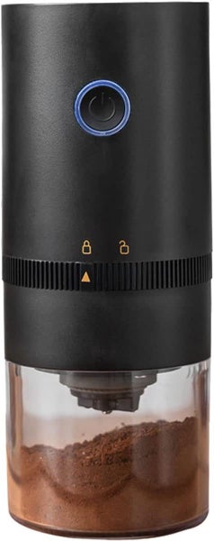 Portable Electric Burr Coffee Grinder USB Rechargeable Small Coffee Bean Grind Carousel 1