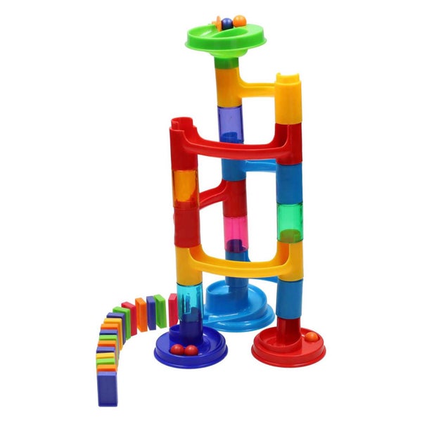 All Brands Toys Domino Marble Run, 40 Piece Carousel 1