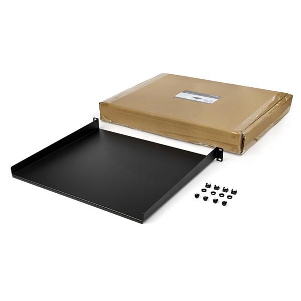 1U Rack Shelf - 16" Deep - Supports Up to 44lbs Carousel 2