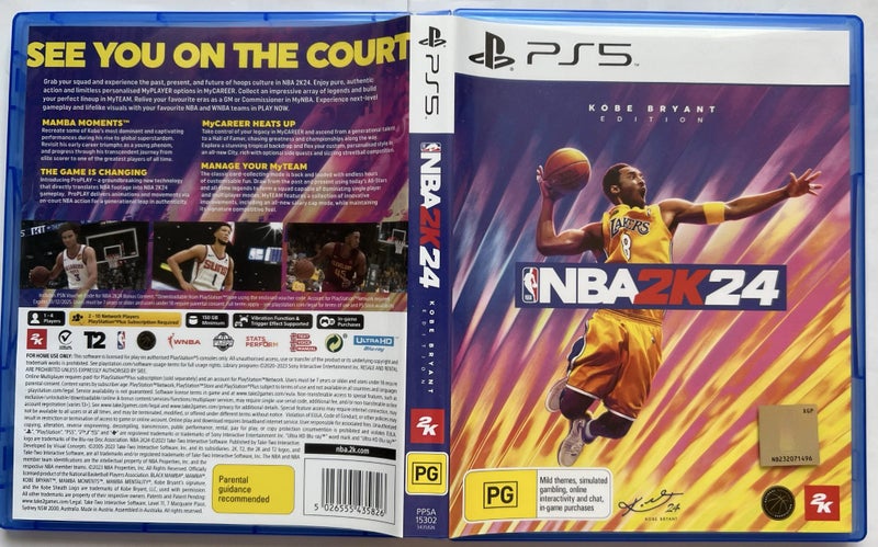 NBA 2K24 PS5 GAME (AS NEW CONDITION PLEASE NOTE ITS PS5 GAME) Carousel 1
