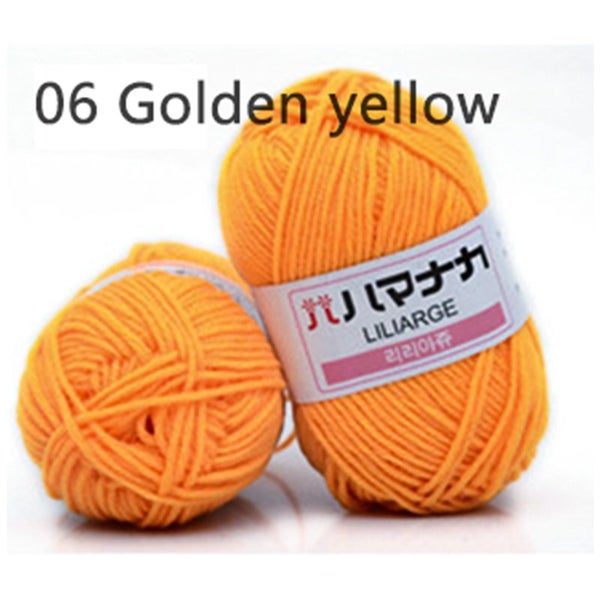 25g Soft Cotton Knitting Wool Yarn For Baby Scarf DIY Sweater Carousel 1